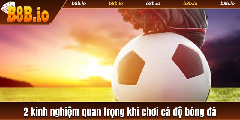 2 kinh nghiệm quan trọng khi chơi cá độ bóng đá