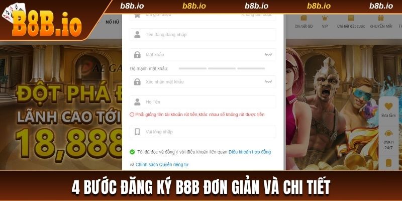 4 bước đăng ký đơn giản và chi tiết